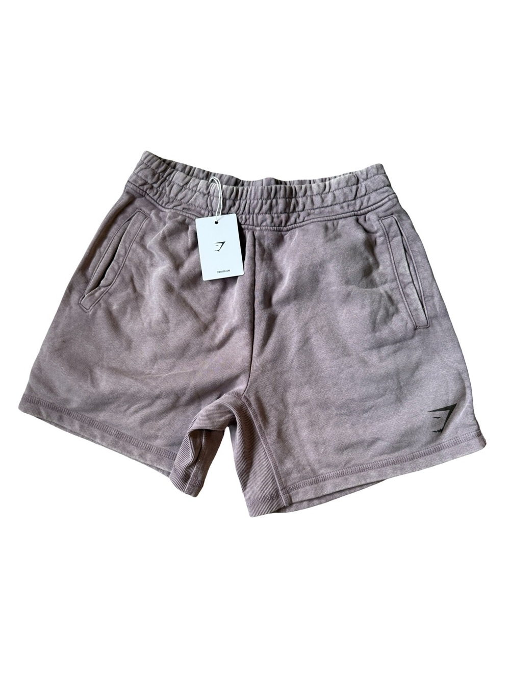 Gymshark Men’s Mauve Elastic Waist Athletic Shorts